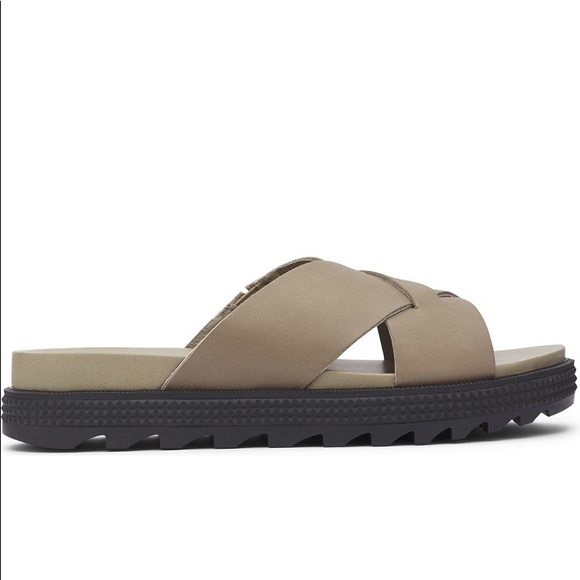 SOREL Roaming Crisscross Slide Sandals - Picture 2 of 5